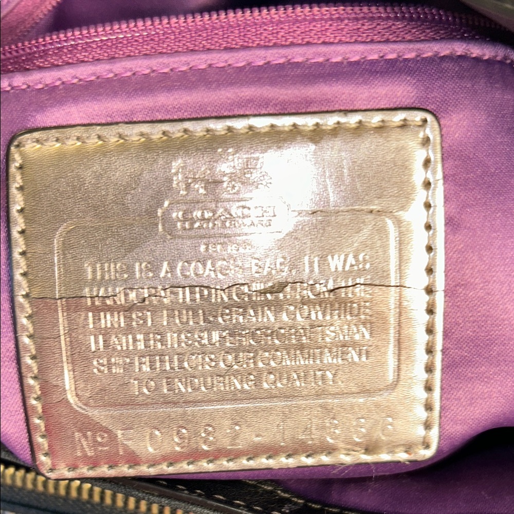 Coach Black Shoulder Bag - Picture 10 of 12